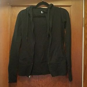 GAP Fit Black Zip Up Hoodie